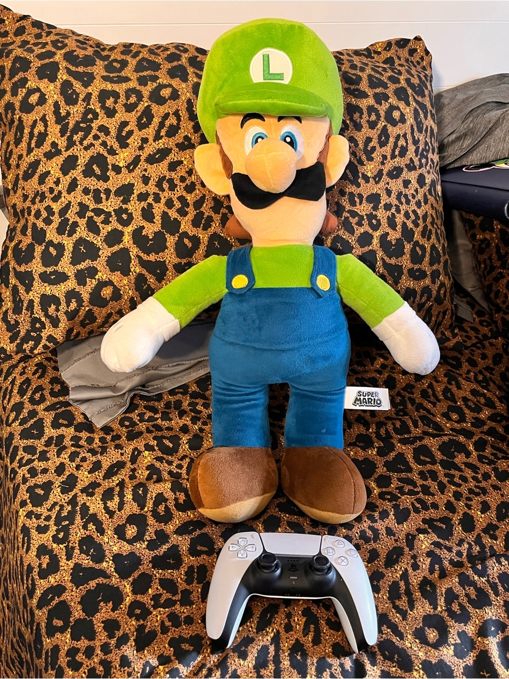 Nintendo Luigi Plush Toy - Green & Blue Super Mario Character